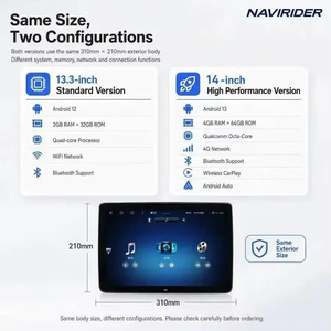 Écran de divertissement pour siège arrière de voiture 14 pouces pour BMW X5 X6 X7, moniteur d'appuie-tête Android, écran 4K avec fonction miroir HDMI, Plug&Play - Product Image 3