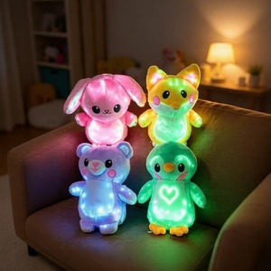 Glow Baby Four Character UV Plush Toy Agent Wanted Low MOQ Global Market Wholesale Novel Fidget Plush Toy - Product Image 4