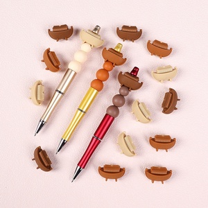 Perles focales en silicone pour la fabrication de bracelets porte-clés, bijoux en silicone, sans BPA, 3D Jésus-Noé, arche religieuse chrétienne - Product Image 1