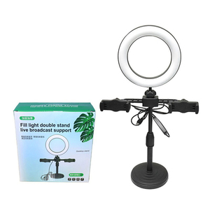 Anneau lumineux LED USB de 16 cm (6 pouces) avec télécommande, support à pince et trépied à deux pieds pour la maison, le bureau, la photographie et les selfies - Product Image 2