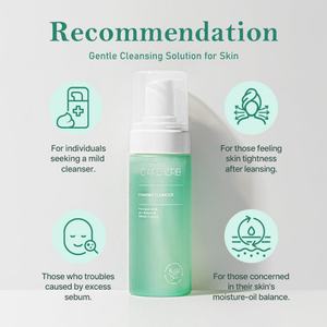 Nettoyant moussant doux pour le visage, nettoyage en profondeur, rafraîchissant, contrôle du sébum, affinant les pores, faible pH, pour tous types de peaux - Product Image 5
