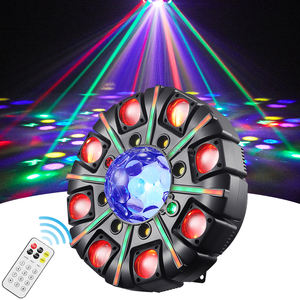 Luz LED/Láser RGBW Profesional de 150W con Ocho Brazos para Patrones Estroboscópicos, Bola Mágica, DJ, Discoteca, Escenario - Product Image 1