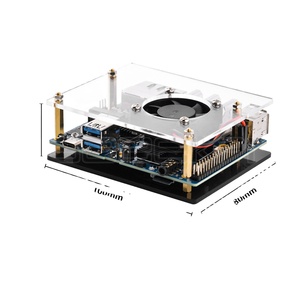 Caja GeeekPi para Orange Pi 5 Plus, Kit de Fuente de Alimentación USB-C de 5V 3.6A, Ventilador de Refrigeración de 40mm con 4 Disipadores de Calor de Aluminio G610 - Product Image 1