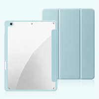 Étui de tablette antichoc en PU et PC transparent pour Xiaomi Redmi Pad SE 11 pouces 2023 avec support pour stylet