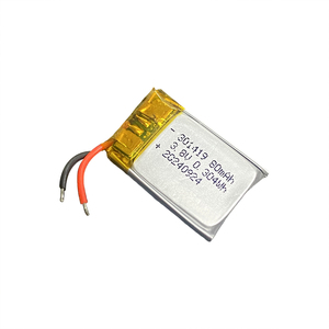 Oem 3.8v <span class=keywords><strong>Lipo</strong></span> 배터리 리튬 폴리머 301419 80mah 200mah 300mah <span class=keywords><strong>400mah</strong></span> 50000mah 충전식 리튬 폴리머 배터리 - Product Image 1