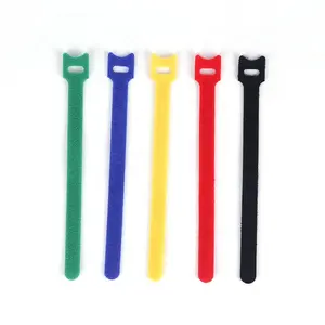 High quality factory price multi-usage hook and loop nylon fastening cable tie