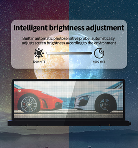 Écran LED pour voiture P4, étanche, garantie 3 ans, double face, certifié CE, haute luminosité 5000 cd/m, magasin, centre commercial, vente au détail - Product Image 4