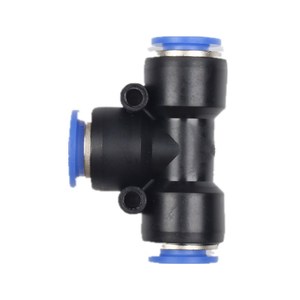 Raccord pneumatique réducteur en T en plastique PEG PEN4 6 8 10 12 14 16 pour tuyau d'air haute pression - Product Image 1