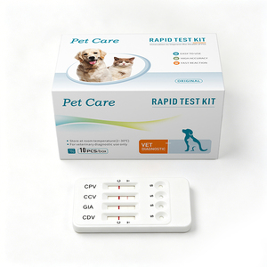 <span class=keywords><strong>Kit</strong></span> de Prueba Veterinaria de Alta Sensibilidad 4 en 1, Prueba Rápida CDV/CPV/CCV/GIA Ag, <span class=keywords><strong>Kit</strong></span> de Diagnóstico Combinado para Distemper y Parvovirus Canino, 99% de Precisión - Product Image 2