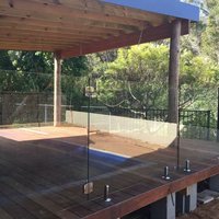 Pince à verre moderne en acier inoxydable SS2205 de 160 mm pour clôture de piscine sans cadre, garde-corps, main courante d'escalier et balcon, durable