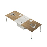 Salle de Réunion de bureau Meubles 10 Personnes MFC Matériel Table de Conférence