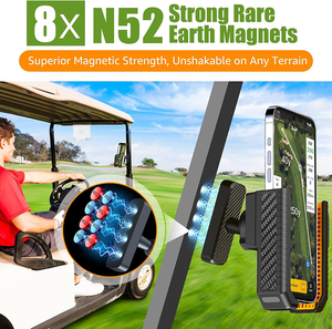 Portable magnétique universel rotatif réglable pour chariot de golf pour tapis roulant Gym moto Spinning vélo tableau de bord - Product Image 2