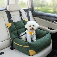 Siège auto 2 en 1 pour chien, sac de transport pour animaux de compagnie, lit doux pour animaux de compagnie, coussin de siège avant, transporteur portable pour chats et petits chiens