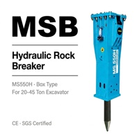 MSB600 Tunnel-Baggerwerkzeug Hydraulischer Hammerbrecher für 22-28 Tonnen C325 C326 C328F Baggeranbaugeräte und -teile
