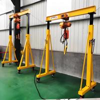 Mini-grue portative 2T 3T 5T avec roues de déplacement pour atelier d'usine