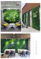 Panneau de haie artificielle en buis PE 50x50cm, résistant aux UV, mur végétal vert, écran d'intimité pour intérieur/extérieur, mariage