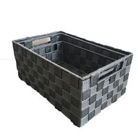 Panier de rangement pliable en nylon tissé pour tiroir de placard - Décoration d'intérieur multifonctionnelle, cuisine, alimentaire