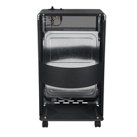 Chauffage infrarouge portable au propane 4200W à 3 niveaux de chaleur avec brûleur en céramique pour usage domestique, industriel, VR et automobile - Design fin et peu encombrant