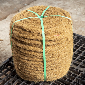 Cuerda de coco Cuerda de fibra de coco biodegradable Cuerda de fibra de coco natural para jardinería Paisajismo - Product Image 1