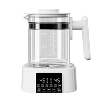 Nouvelle Arrivée Portable Bouilloire Électrique LCD Affichage Minuterie Précis Verre Lait Modulateur Automatique Garder Au Chaud Fonction Ménage