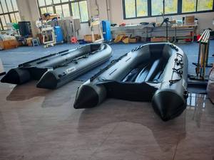 Bote de pesca inflable de 380cm y 3,8 metros, bote de remos para exteriores, tomó 5-6 personas conduciendo en Lago, río y mar en alta mar - Product Image 6