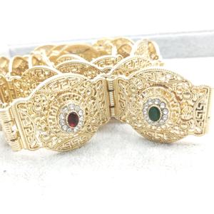 C <span class=keywords><strong>Ceinture</strong></span> <span class=keywords><strong>Marocaine</strong></span> Chaîne de Taille Femmes Caftan <span class=keywords><strong>Ceinture</strong></span> Or <span class=keywords><strong>Argent</strong></span> Couleur Strass Cristal Bijoux De Mariage Punk Nouveau - Product Image 2