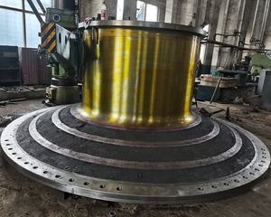 OEM सीमेंट संयंत्र बड़े आकार कास्टिंग स्टील धातु गेंद मिल Trunnion धातु गेंद चक्की अंत कवर - Product Image 4