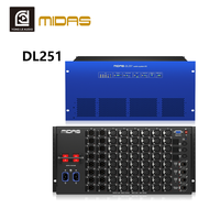 Console audio DJ professionnelle MIDAS, mixeur numérique 48 canaux avec construction métallique pour studios d'enregistrement et prise en charge MP3