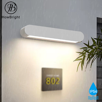 Lampe murale LED cylindrique étanche en aluminium IP65 pour intérieur, chambre, salon, extérieur, jardin, cour, lumière décorative