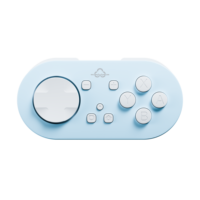 Mini Control Inalámbrico KS54, Control de Bolsillo Portátil para Switch, PC, Teléfono con Macro, Turbo, Vibración Ajustable y Reasignación de Teclas