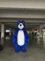 Animal Oso Blanco película mascota personalizado muchos colores Navidad inflable Animal mascota disfraz