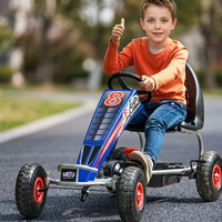 ApexJoy Go Pedal Mini-Quadricycle à pédales pour enfants, châssis en acier, kart de course, charge maximale 100 kg, CE, prix usine pour parcs d'attractions