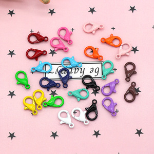 ตัวล็อกแบบก้ามปูสีลูกกวาด ขนาด 12 มม. โลหะ สำหรับทำสร้อยคอ พวงกุญแจ จี้ DIY อุปกรณ์ตกแต่งเครื่องประดับ ขายส่ง - Product Image 3