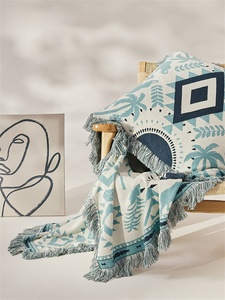 New Arrival 100% cotton tùy chỉnh Jacquard chăn mặc nhà và khách sạn trang trí cho sofa phòng ngủ <span class=keywords><strong>clsg</strong></span> - Product Image 4