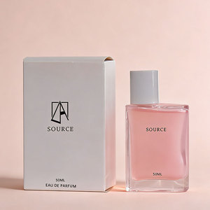 Nouvelle conception, flacon de parfum en verre transparent avec pompe pulvérisateur latérale, vide, avec bouchon blanc, 30 ml, 50 ml, 100 ml - Product Image 3