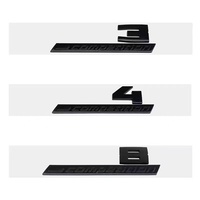 Autocollants de lettres 3D ABS pour personnalisation automobile, série M Competition, badges de modification noirs M1-M8 E39/E90/E60/F10/F30