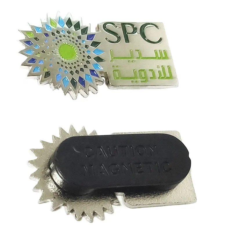 High quality custom dubai saudi arabia enamel lapel pin badge