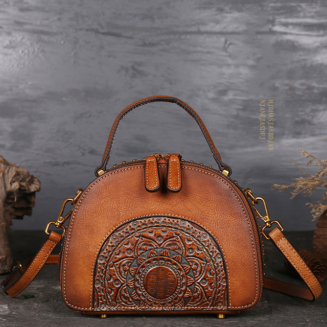 Designer Handmade Luxury Genuine Leather Handbag Women Leather Shoulder Crossbody Bag Leather Women's Handbags