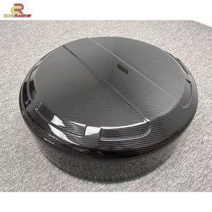Cubierta de Llanta de Repuesto de Fibra de Carbono Estilo Urbano para Mercedes Benz W464 G63 G500 2019-2024, Marco de Llanta de Carbono, Accesorios para Cubiertas de Ruedas de Coche - Product Image 3
