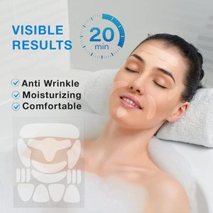 Batidos impermeables de alta calidad Tiras para eliminar arrugas faciales 144 parches antiarrugas - Product Image 4