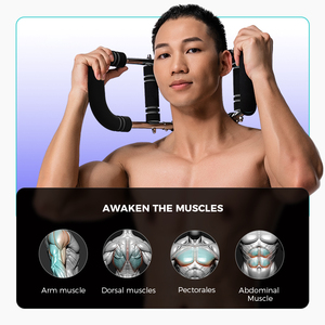 Có Thể Điều Chỉnh Sức Đề Kháng Bọt & Cánh Tay Thép Huấn Luyện Viên Cho Ngực Cơ Bắp Tăng Cường Xách Tay Trọng Lượng Nhẹ Bền Saker Twister - Product Image 3