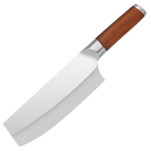 3Cr13 Stainless Steel Kitchen Nakiri Knife 18.5cm Blade Wood Handle <b>Vegetable</b> Chopping Chef Knife OEM ODM Available - Product Image 1