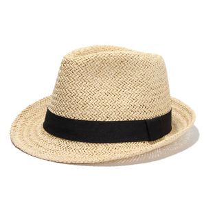 Multiple Size Short Brim <b>Fedora</b> Panama Hat Chapeau Sombrero De Paja Woven Paper <b>Straw</b> Hats - Product Image 1
