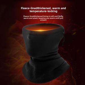 Automne hiver cyclisme hommes extérieur <span class=keywords><strong>Snood</strong></span> visage masque polaire cou plus chaud coupe-vent Ski Bandana écharpe tricot pour moto - Product Image 2