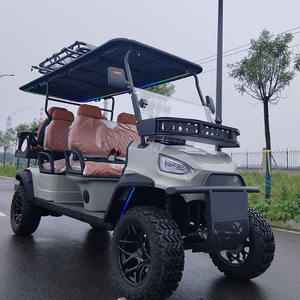 Voiturette de golf électrique 48V Hôtel Jardin <span class=keywords><strong>Dune</strong></span> Aéroport Sport <span class=keywords><strong>Buggy</strong></span> Club Car 4 + 2 Voiturette de golf de route pour la chasse certifiée CEE - Product Image 3
