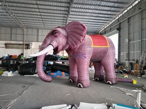 Mascotte gonflable Dumbo Décoration de parade Grand modèle de mascotte d'éléphant gonflable géant pour la décoration - Product Image 5