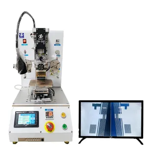 Máquina de adesivo temperatura constante de cof, máquina de adesivo verde para reparos em lcd, cof cop acf, máquina de colagem en-560