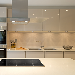 Haute qualité moderne modulaire en bois massif placard maison cuisine meubles haut de gamme acrylique panneau de porte charnière tiroir toboggan robinet - Product Image 4