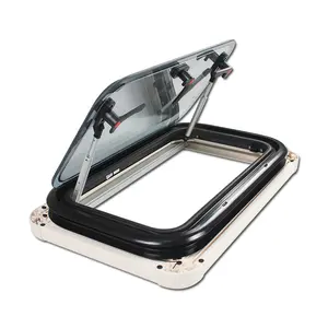 TYTXRV OEM Camper Trailer RV Accessories 700*400 mm UV resistant high quality Circle angle outer frame teardrop car window