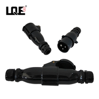 Connecteur mâle-femelle étanche IP65 3 pôles 16A |   Prise de courant AC 110V avec garantie d'un an pour les éclairages Fresnel et les éclairages de scène